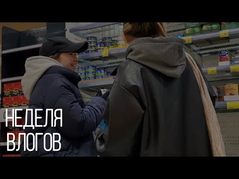 Видео: неделя влогов / учусь и работаю