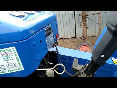 Видео: Переробляні система охолодження та навіска з причепним пристроєм в мінітракторі Shifeng 244