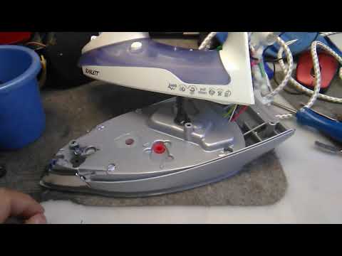 Видео: Как разобрать и отремонтировать утюг скарлетт