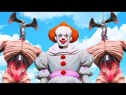 Видео: siren head vs pennywise (it) - битва монстров