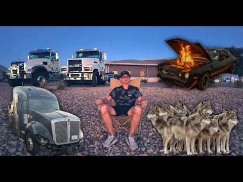 Видео: Пожар, волки и разбитый трак — самый жёсткий рейс в моей жизни