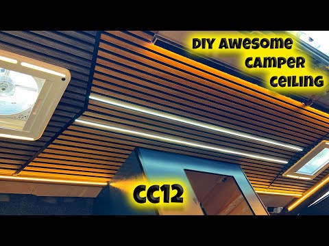 Видео: Создаём потрясающий потолок — переоборудование кемпера Boxer — CC12