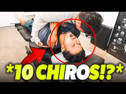 Видео: СЛИШКОМ ЖЁСТКИЙ?! 10 ХИРОСОВ НЕ СМОГУТ СЛОЖИТЬ ЕГО СПИНУ! 😱😭 | Asmr Хиропрактика Боль в спине | Д...