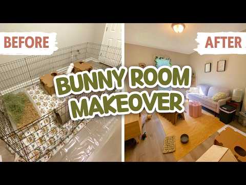 Видео: Бесплатная переделка и оформление комнаты для кроликов Roam Bunny! 🐰🔆🌸
