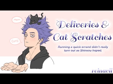 Видео: Доставка и кошачьи царапины || Shinsou Hitoshi x Listener || Чтение фанфиков BNHA ASMR