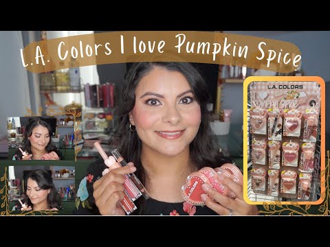 Видео: НОВАЯ коллекция макияжа L.A. Colors I Love Pumpkin Spice в DOLLAR TREE | GRWM | Makeup Mommas