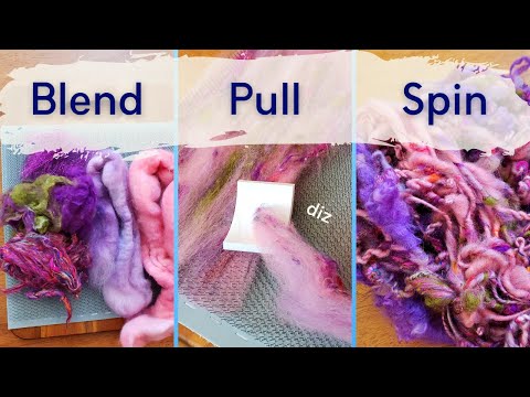 Видео: Изготовление ровницы из смесительной доски для получения стержневой пряжи