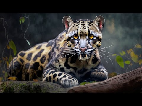 Видео: Дымчатый леопард – самый опасный лесной хищник. Искусный охотник и мастер маскировки!