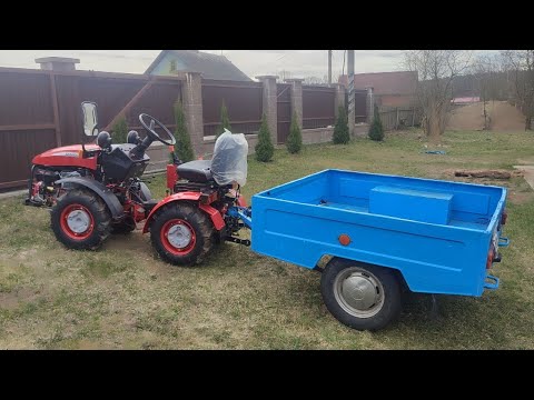 Видео: Первая поломка минитрактора МТЗ 112,делаем в поле.Начинаем клубничный сезон. Спускаем березовый сок.