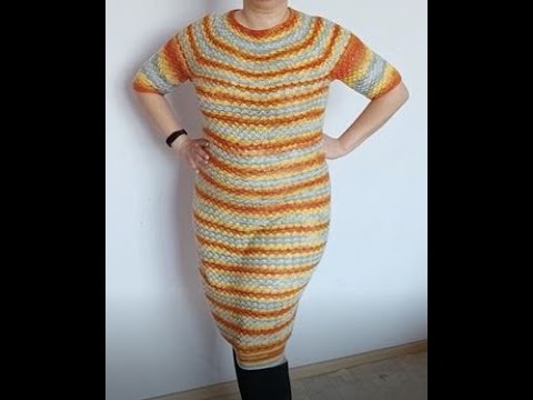 Видео: Платье  - туника крючком