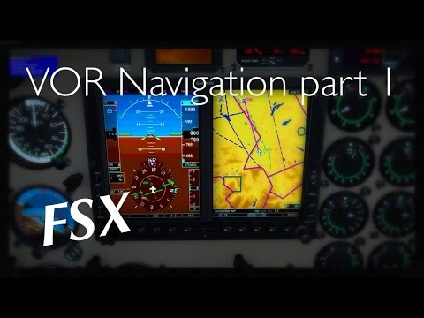 Видео: FSX VOR Навигация. Полный полет. часть 1/3