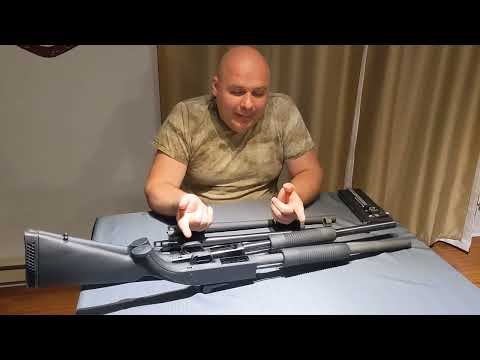 Видео: Mossberg 590A1 и Mossberg 500 persuader - что почем и почему. Застольный треп про дробовики.