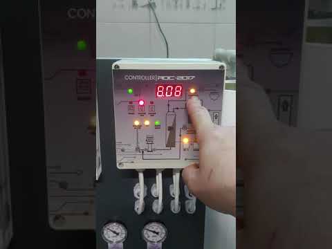 Видео: Контроллер обратного осмоса в работе на установке