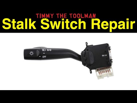 Видео: Ремонт фар - Ремонт подрулевого переключателя