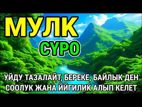 Видео: СҮРӨ АЛ МҮЛК| АР КАНДАЙ ЖАМАНДЫКТАН ЖАНА КӨЗ ТИЙҮҮДӨН КОРГОЙТ, ООМАТ, БЕРЕКЕ ЖАНА ЫРЫСКЫ АЛЫП КЕЛЕТ�