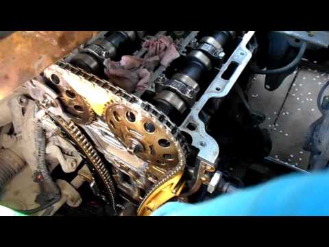 Видео: опель корса установка фаз и цепи грм №7