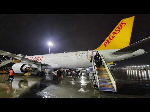 Видео: Airbus A320neo а/к Pegasus Airlines | Рейс Анкара — Стамбул