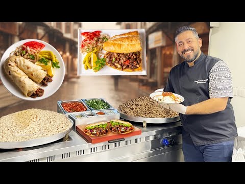 Видео: Эпический турецкий Тантуни с курицей и мясом! Уличная еда, которую вы должны попробовать