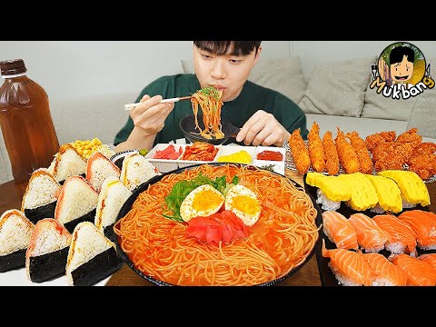 Видео: ASMR MUKBANG | острая лапша Рамён, кимбап, кимчи рецепт ! принимать пищу