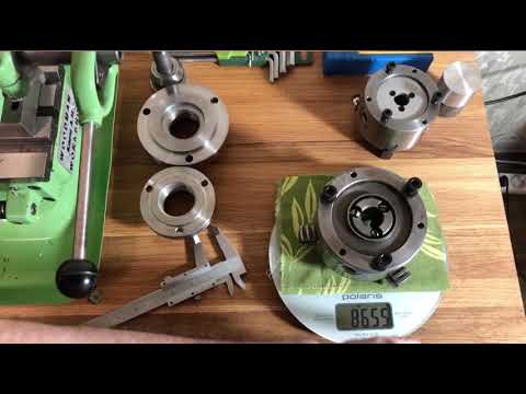 Видео: Китайский токарный патрон 80 мм. Сравнение, основные параметры.