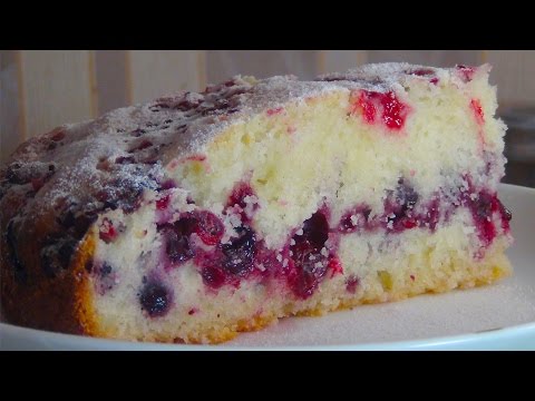 Видео: Обалденно вкусный сметанный пирог с ягодами (Sour creampie with berries