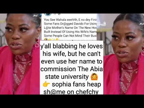 Видео: Поклонники Софии пристыдили Чефчи, поскольку муж отказался назвать университет штата Абия ее имен...