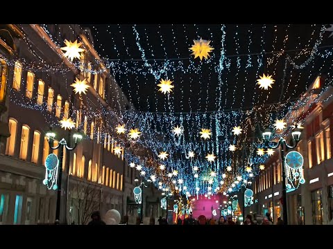 Видео: прогулка по вечернему городу, ул  рождественская и Большая покровская 16 01 25