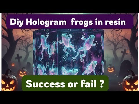 Видео: #74 Создал голограммы, используя только смолу