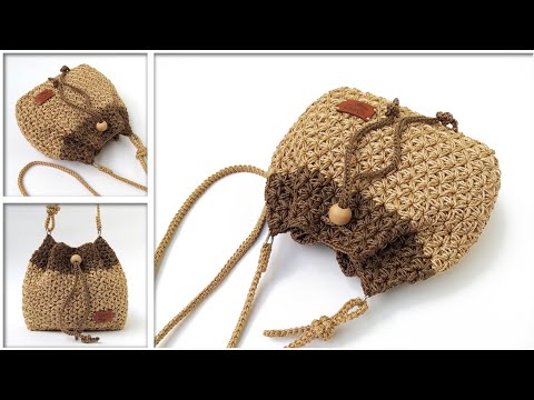 Видео: СУПЕР ПРОСТОЙ КРАСИВЫЙ РУКОВОДСТВО ПО ВЯЗАНИЮ СУМКИ КРЮЧКОМ ДЛЯ НАЧИНАЮЩИХ