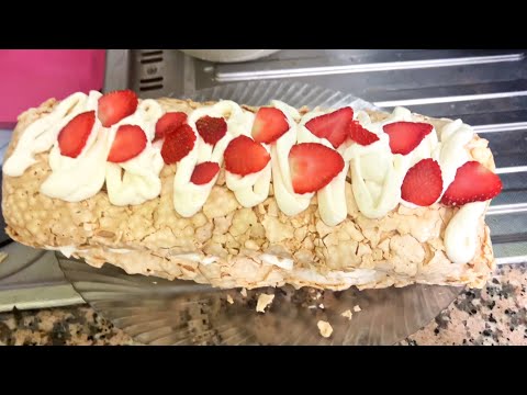 Видео: 🔥МЕРЕНГОВЫЙ РУЛЕТ ПРИГОТОВИТЬ ДОМА ЛЕГКО И ПРОСТО