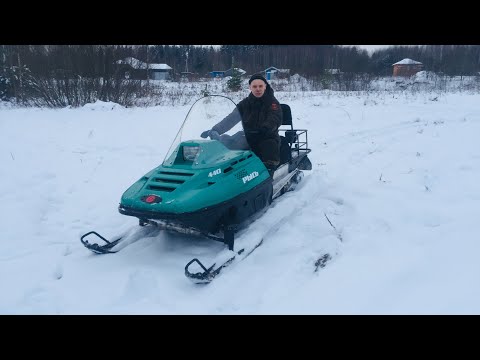 Видео: Последние покатушки На Снегоходе Рысь 440 119