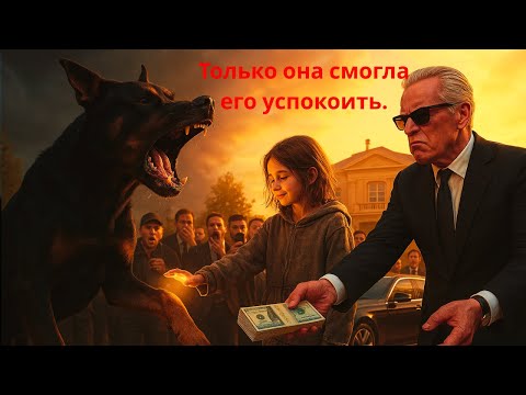 Видео: Миллион за спокойствие пса — но только девочка смогла тронуть его сердце.