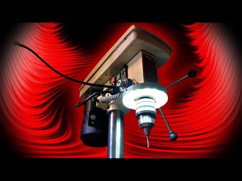 Видео: Самодельная кольцевая LED подсветка сверлильного станка RedVerg RDQ4116A