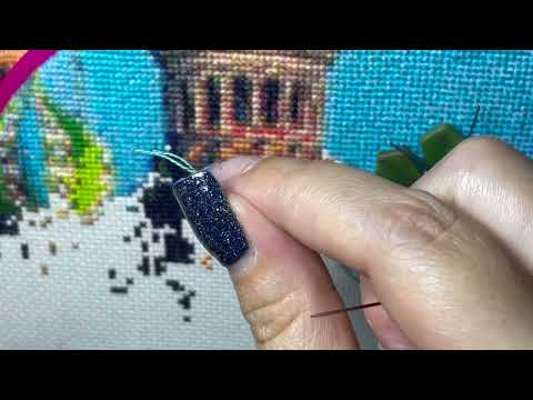 Видео: Живой процесс вышивки и побалтаем