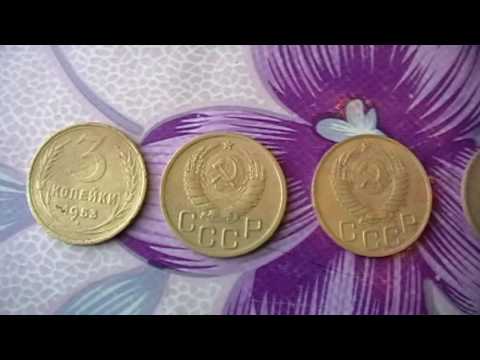 Видео: Чистка бронзовых монет СССР.Удаление розовых пятен.