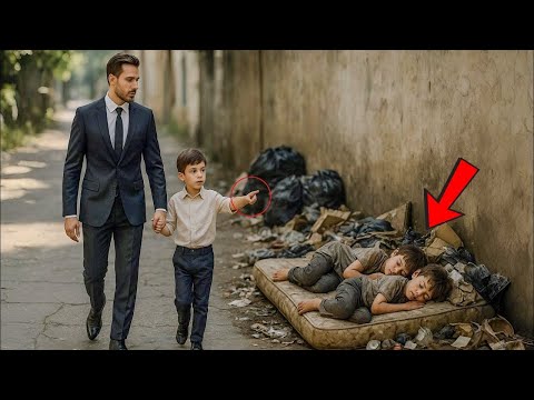 Видео: «ПАПА, ОНИ КАК Я!» — МАЛЬЧИК УКАЗАЛ НА ДВОИХ В МУСОРЕ, И МИЛЛИОНЕР ЗАМЕР…