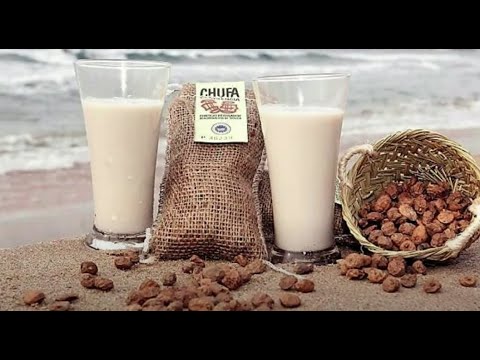 Видео: Орчата – прохладительный напиток Испании. Рецепт/La mejor horchata de chufa.