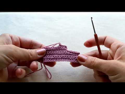 Видео: Убавление петель в начале ряда (видео 14)   Вязание крючком
