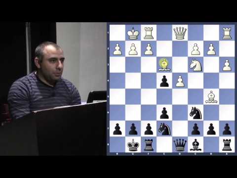 Видео: Французская защита, вариант Винавера, миттельшпиль - GM Varuzhan Akobian