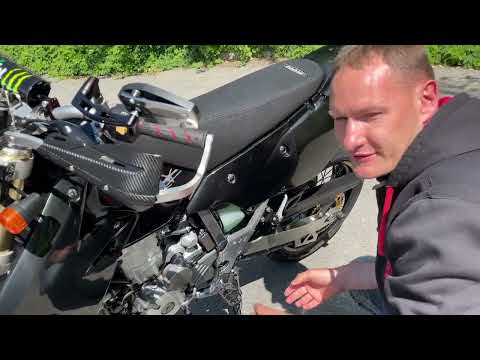 Видео: Осмотр мотоцикла Suzuki DR-Z400SM с пробегом 38000км