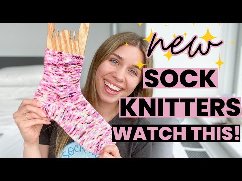 Видео: 5 советов по вязанию носков для всех любителей носков | Неделя носков 2022 | Knitty Natty