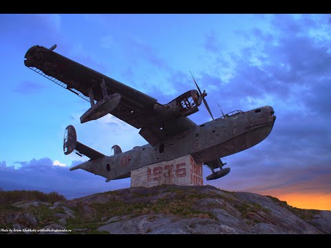 Видео: Забытый герой: летающая лодка Бе-6 на острове Кольского залива