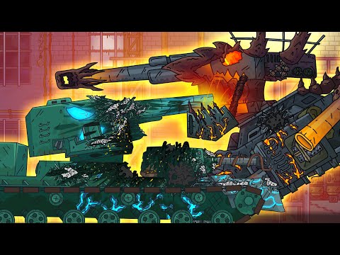 Видео: Бешеный стальной демон vs КВ-6 Падший - Мультики про танки