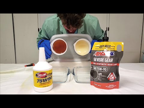 Видео: RED LINE GEAR OIL против AMSOIL SEVERE GEAR 75W-90: испытание на холодную текучесть