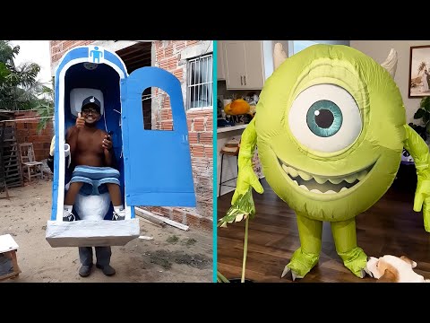 Видео: Неудачные костюмы на Хэллоуин 🎃 Смешные видео на Хэллоуин