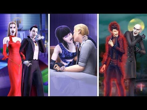 Видео: Вампиры в The Sims / Сравнение 3 частей