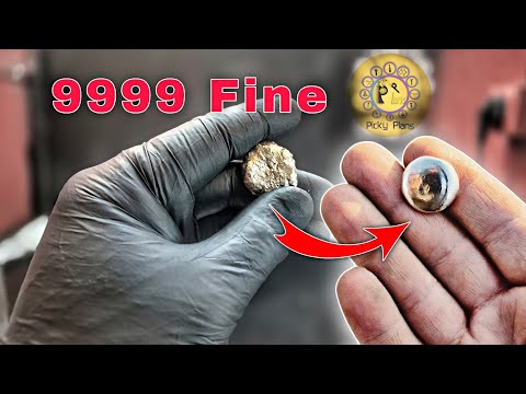 Видео: Очистка палладия до сверхчистой 9999 пробы!
