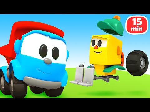 Видео: Вантажівочка Льова будує собі друга! Мультфільм про машинки