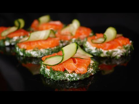 Видео: ОРИГИНАЛЬНО И ВКУСНО! Бутерброды с красной рыбой | Salmon Sandwiches