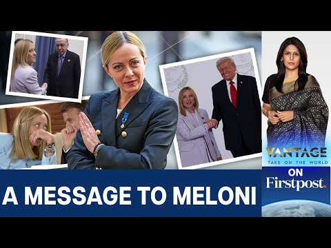 Видео: Почему мир обращает больше внимания на привычки Мелони, чем на её политику | Vantage с Палки Шармой